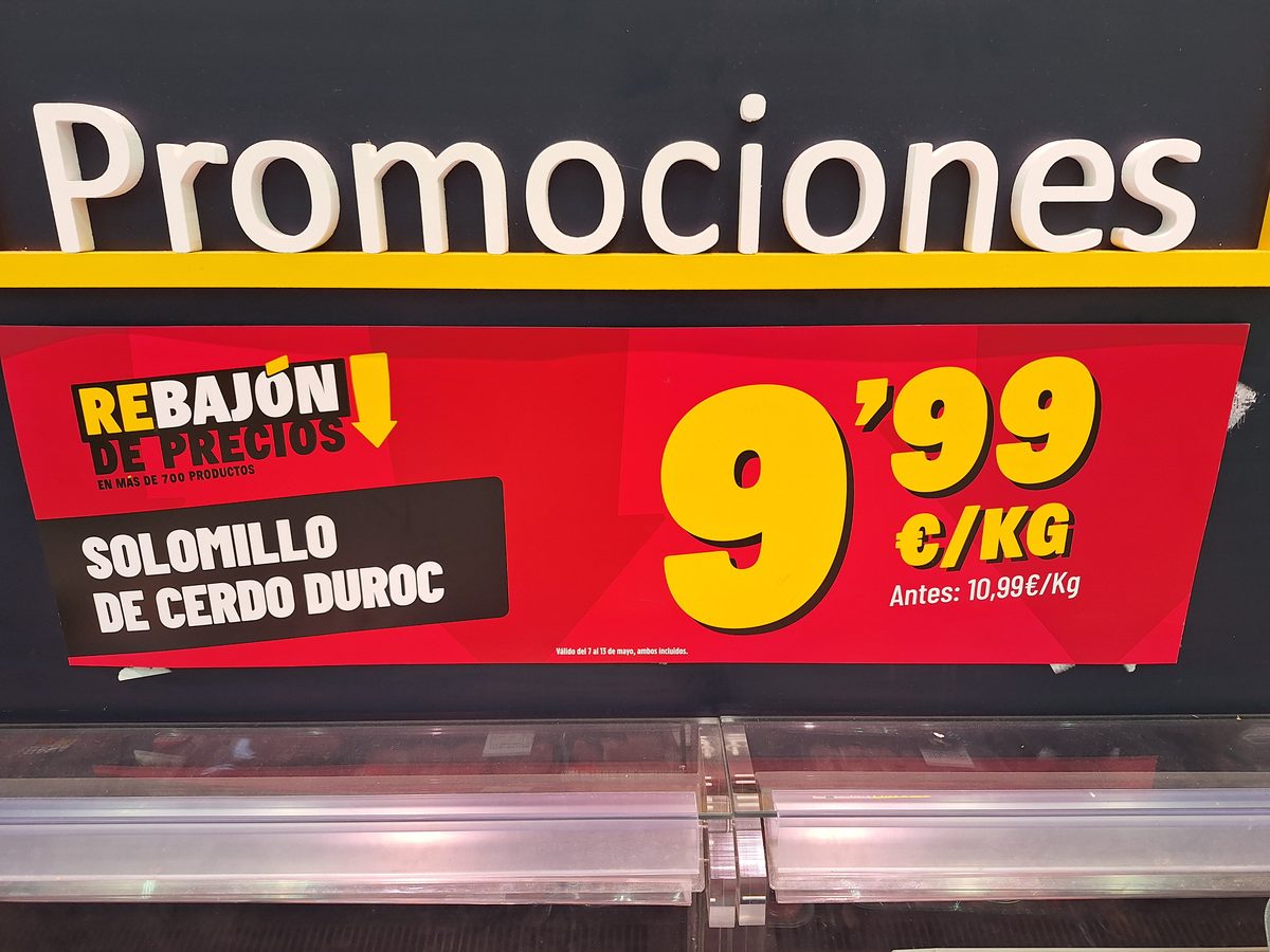 Solomillo cerdo Duroc en Ahorramás