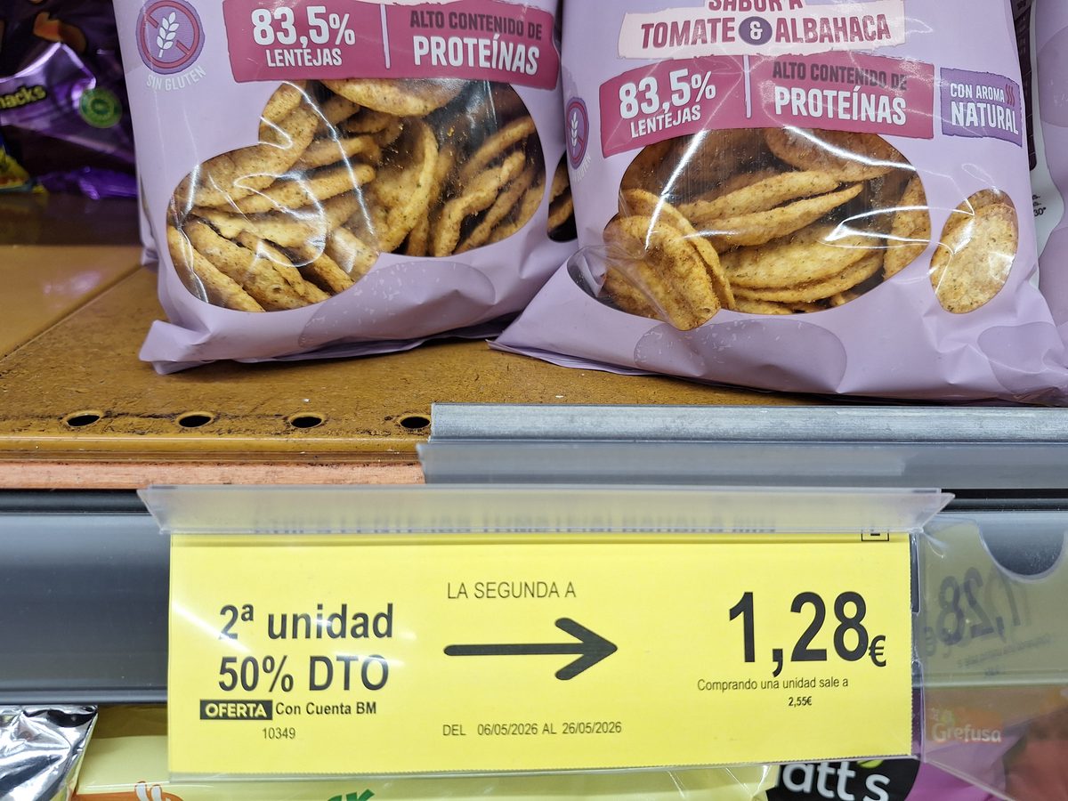 Ingredientes Real Bites chips lentejas