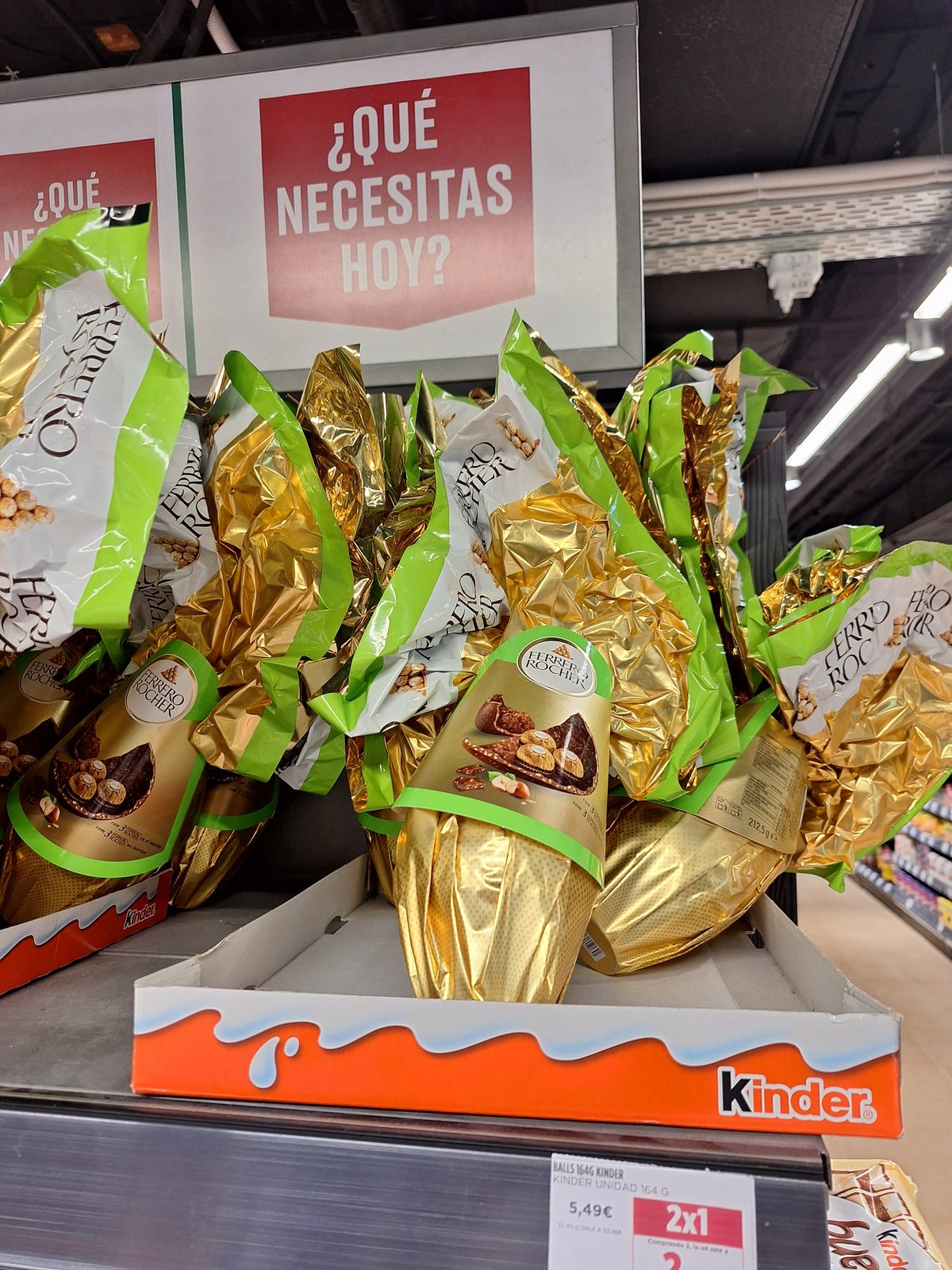 Promoción 2x1 huevos Ferrero Rocher en Hipercor
