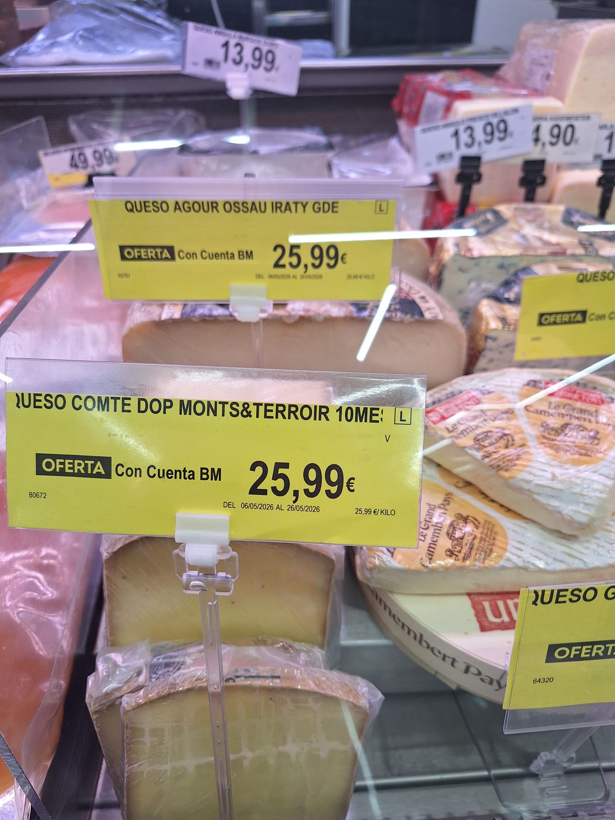 Queso Comté DOP en promoción BM
