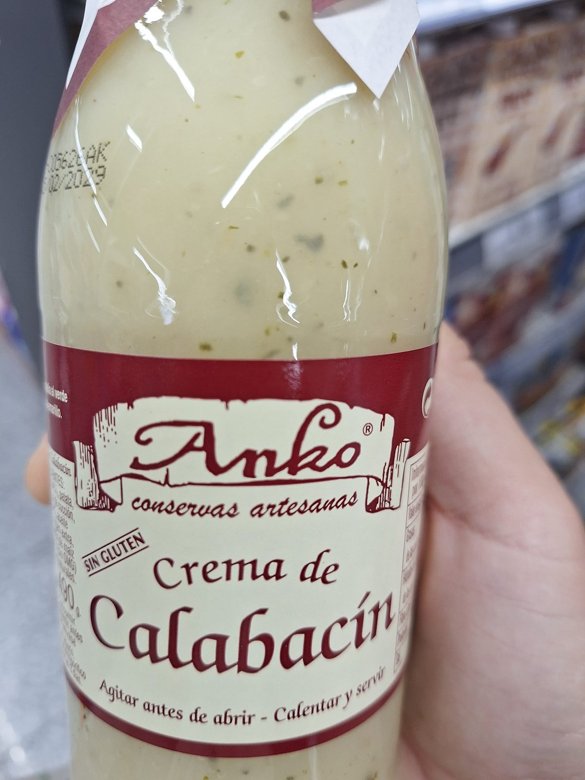 Crema de calabacín Anko