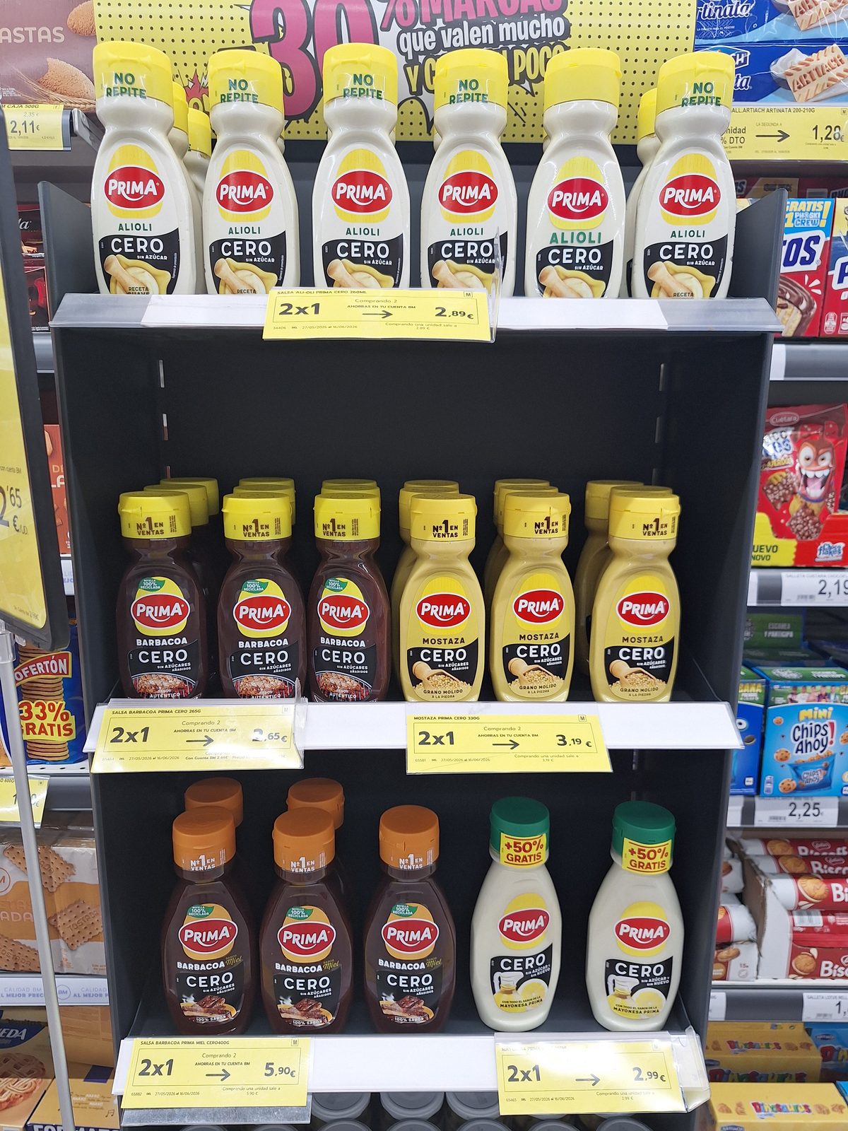 Mayonesa Prima Cero sin azúcar sin huevo