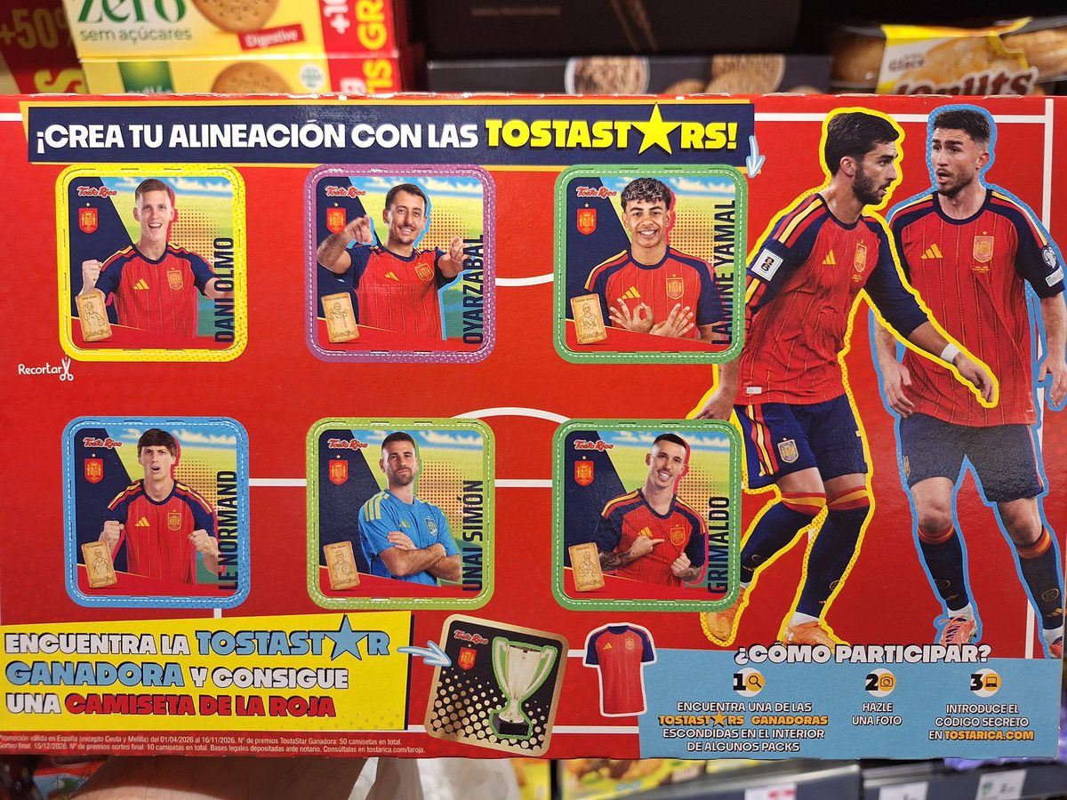 Pack completo Tosta Rica La Roja Supercor