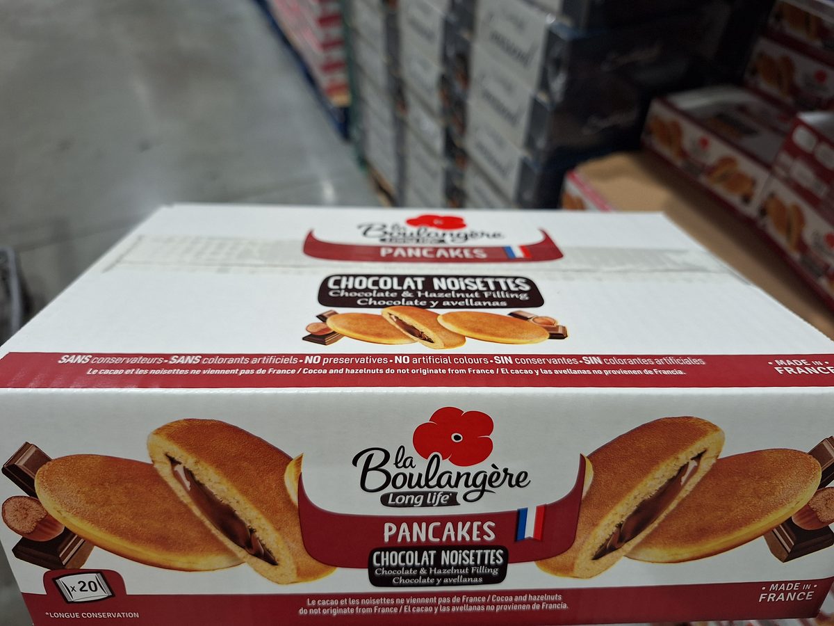 Pack de pancakes La Boulangère en el lineal de Costco