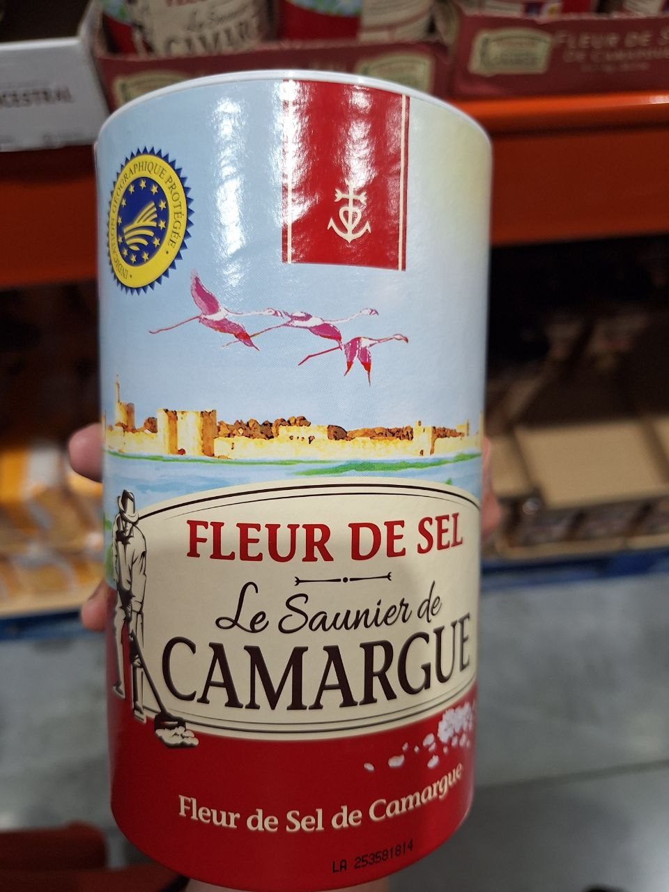 Bote de 1 kg de flor de sal Le Saunier de Camargue en Costco