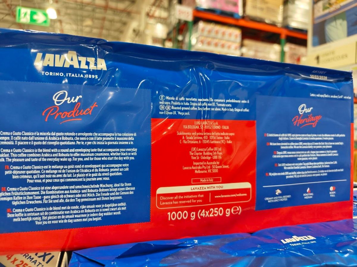 Pack Maxi Format de café Lavazza Crema e Gusto en Costco