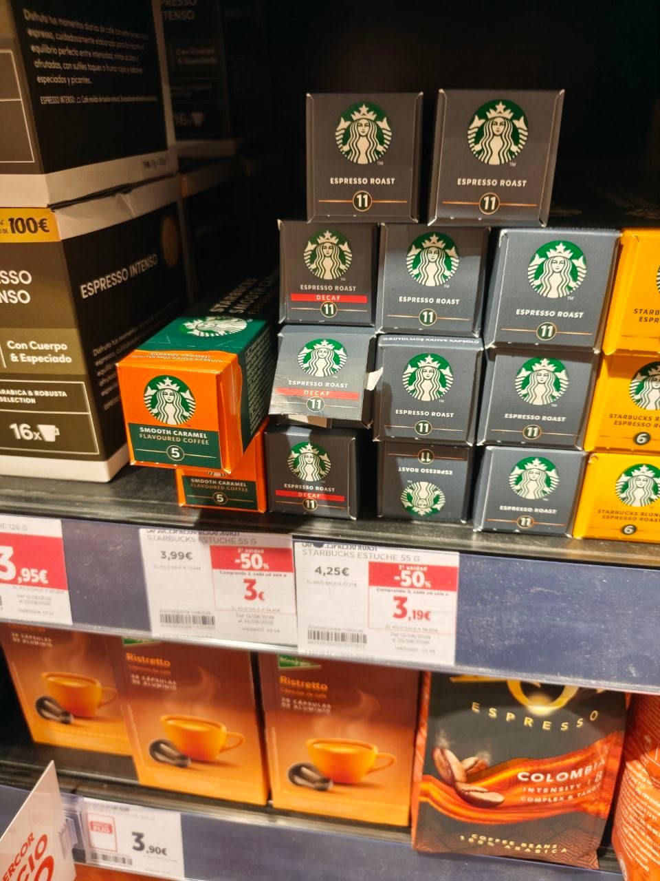 Estuches de cápsulas de café Starbucks by Nespresso