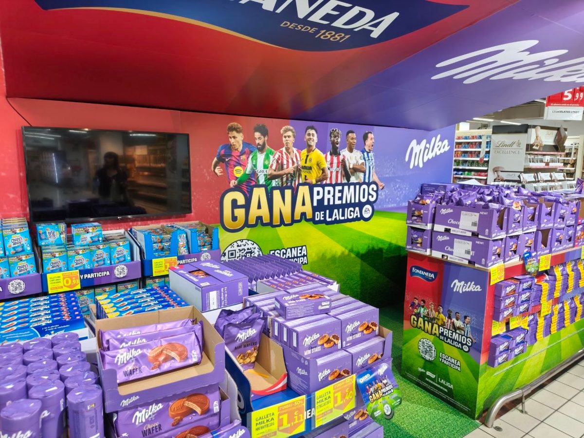 Galletas Milka Choco Pause y Choco Wafer en el lineal