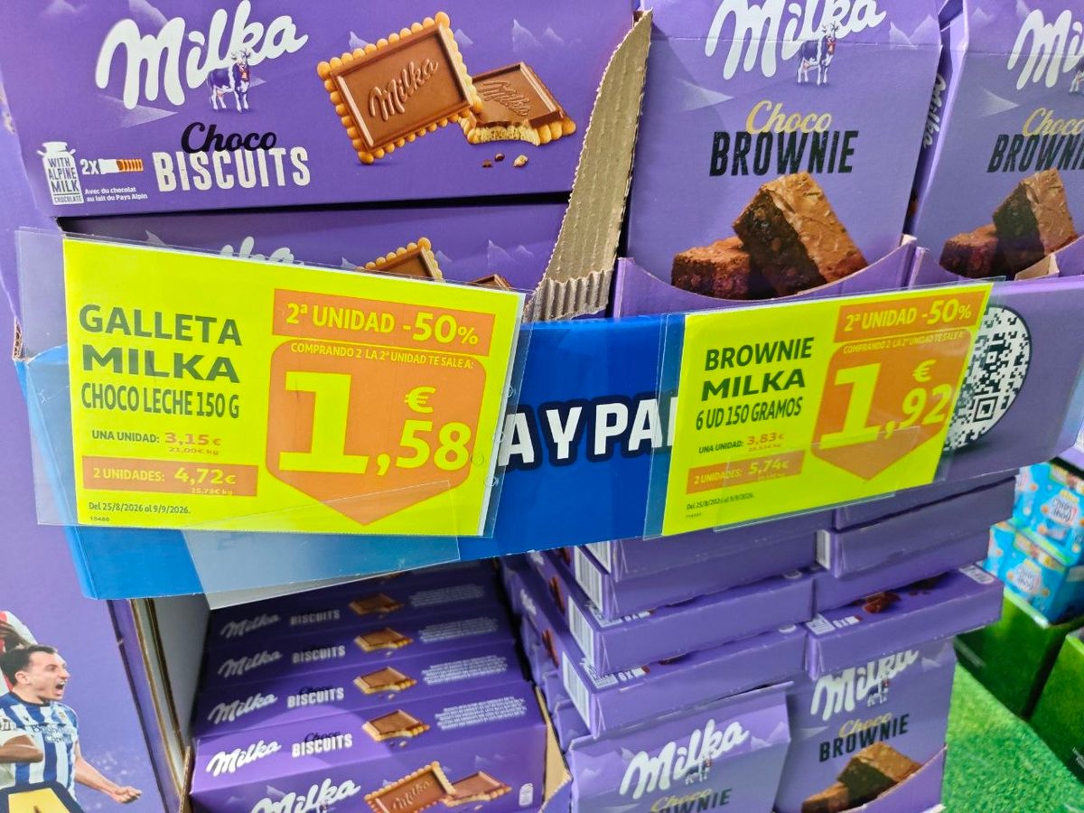 Pack familiar de tabletas Milka chocolate con leche