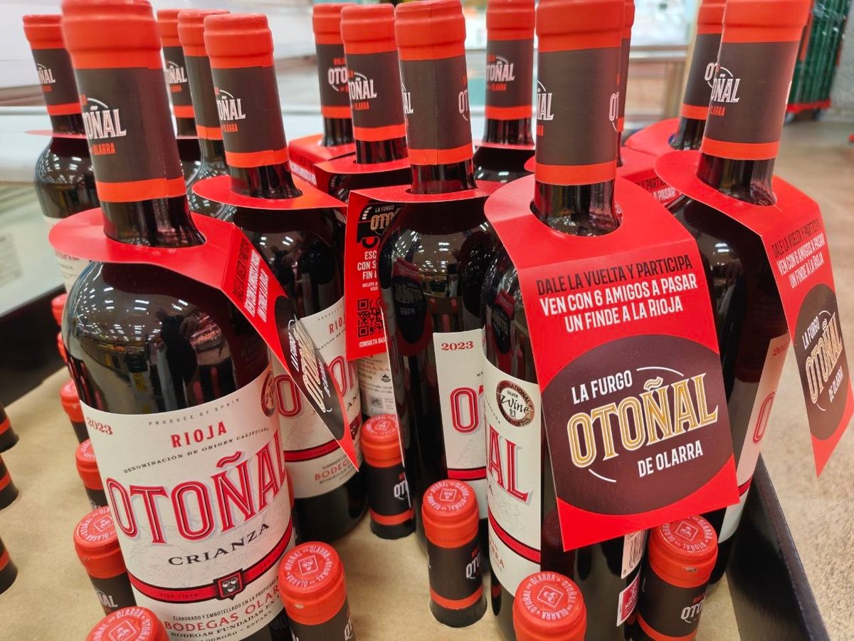 Etiqueta del vino Otoñal Crianza D.O.Ca. Rioja