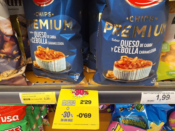 Patatas Ravich queso y cebolla en Supermercados BM