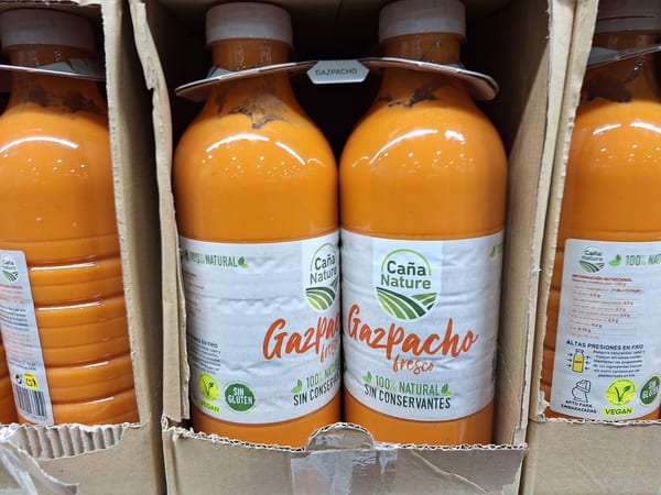 Gazpacho Caña Nature pack de 2 litros en Costco